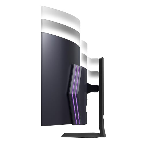 The fully adjustable ergonomic stand of the LG Ultragear monitor