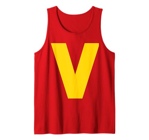 Lettre V Chipmunk Group Costume d'Halloween assorti Cosplay Débardeur