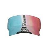 Haut vide classique et pare-soleil : ce bonnet vide pratique imprimé tour Eiffel est livré avec un bord incurvé pour un ombrage efficace du soleil. Il garde la coiffure intacte et ne bloque pas la vision, parfait pour les sorties décontractées et les sports légers