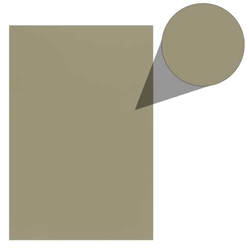 Image of ABS Plastic Sheet 8 x 12 Inch,Flexible Plastic Sheets 1 /16 Inch Thick Thermoplastic Sheet with Leather Texture Khaki for DIY Crafts Decors 2Pcs