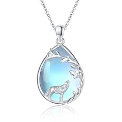 Teardrop Wolf Moonstone
