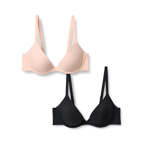 Image of Amazon Essentials Women's Microfiber Lined Wired Scoop Bra