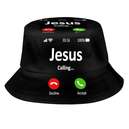 Jesus Bucket Hat Fashion Sun Hat Unisex Beach Hat Fisherman Hat Outdoor Christian Hat
