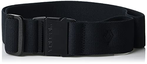 Volcom Men s Xander Elastic Stretch Belt Quick Release Buckle, Black, One Size