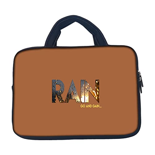 Image of TheSkinMantra Chain Laptop Sleeve Bag Compatible with Laptop /Macbooks /Chrombook /Notebook /Zbook (13.3 Inch [Handle], Go & gain)