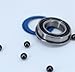 MUOBSBJRX F6801 Hybrid Ceramic Bearing 12 * 21 * 5 mm Industry Motor Spindle F6801HC Hybrids Si3N4 Ball Bearings 3NC F6801RS