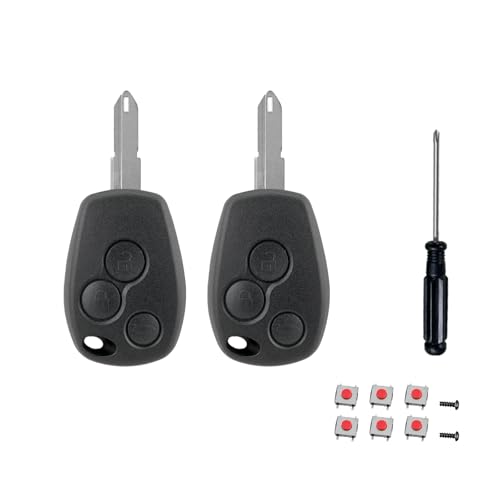 Precisione di Adattamento: La Scocca Chiave Auto replica perfettamente la forma originale. Soluzione ottimale per tasti rotti o Ricambio Chiave Telecomando danneggiato. Verifica la compatibilità confrontando con le immagini prodotto.