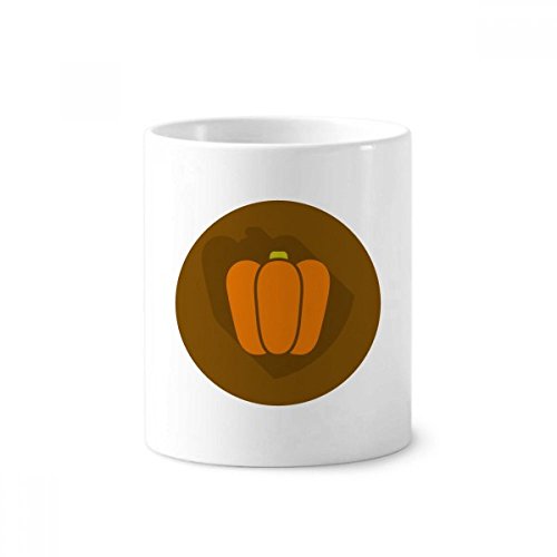 Pot à crayons céramique 9.6cm Thanksgiving pour ranger vos brosses à dents sans basculer