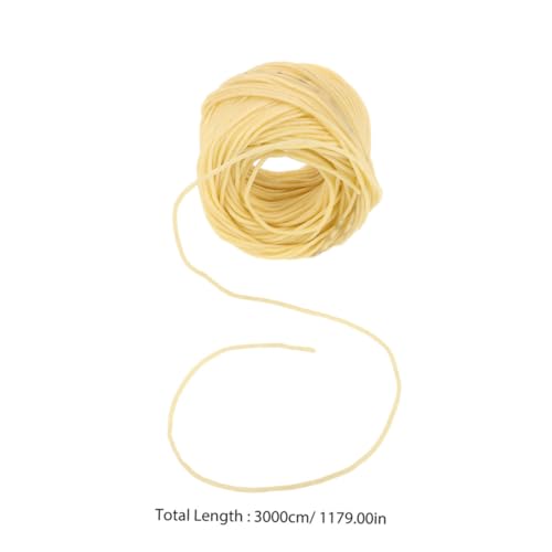 Mecha trenzada para vela 2mm algodón natural 30m 2 rollos miniatura 2