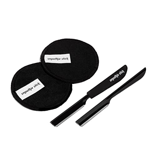 Smoothie Stick - Stainless Steel at Home Dermaplaning Kit - Women's Face Razor