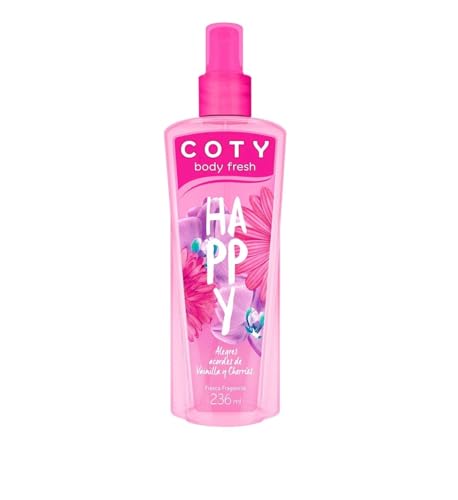 Coty Body Fresh, Fragancia Corporal Happy, 236 ml