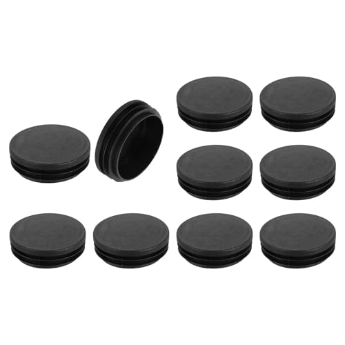 uxcell Round Plastic Plug,76mm(2.99") OD Furniture Leg Pipe Insert 10Pcs