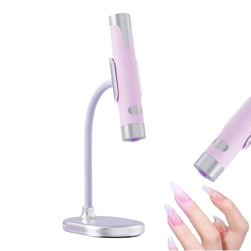 Lampe UV gel sans fil avec support et capteur automatique pour manucure