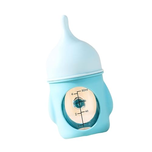 Montesy Stylish Pet Feeders Bottle Kitten Nursing Bottle Without Choking Designs for Newborns Puppies and Small Animals 80ml