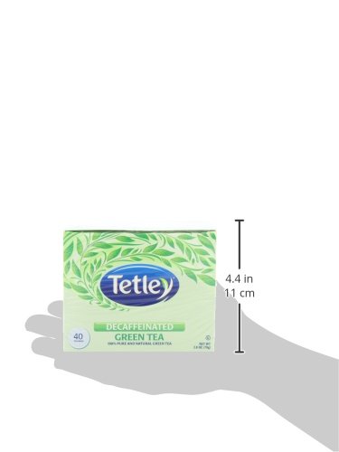 Tetley Naturally Decaffeinated Green Tea, 40-Count Tea Bags (Pack Of 6) #TOP2