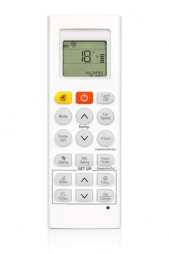Image of AC Remote Control Compatible with LG Split & Window Air Conditioner | Jet Cool, Energy Control, Swing, Timer Functions | White | RE 36P