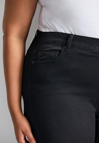 Women's Plus Size Petite Butter Denim Straight Leg Jean4