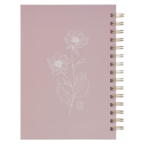 Image of Christian Art Gifts Spiral Journal: Be Joyful - 1 Thess. 5:16