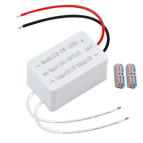 Fuente de alimentación de 12V CC que elimina el parpadeo en tiras LED y bombillas MR8