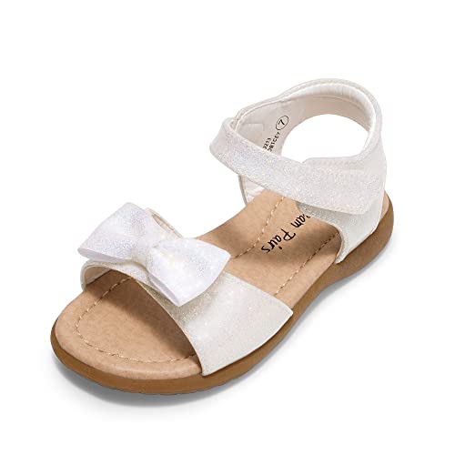 Image of DREAM PAIRS Girls Sandals Fashion Bow Summer Shoes for Toddler /Little Kid