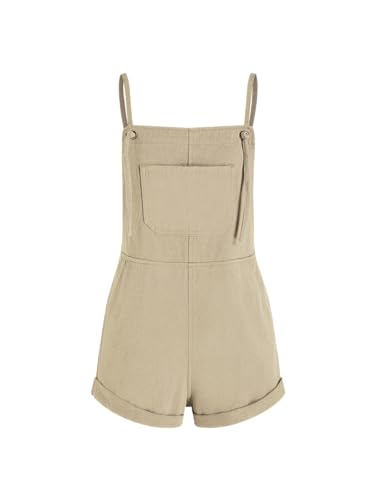 Image of CIDER Overall Shorts For Women Jean Denim Rompers Loose Fit Overalls | Cute Romper, Adjustable Strap Shortalls, Summer Casual Outfits