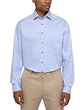 eterna Herren Struktur-Hemd MODERN FIT 1/1 hellblau 42_H_1/1