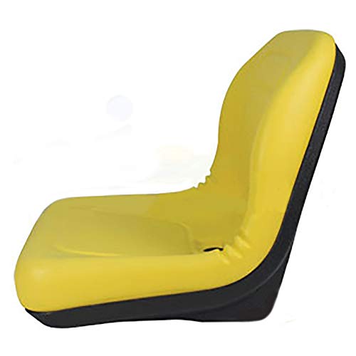 RAPartsinc LVA10029 One New Yellow, High-Back Tractor Seat Made to Fit John Deere Tractor Models 4200 4210 4300 4310 4400 4410 - Thumbnail 2