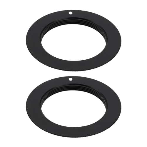 ECSiNG 2 Pezzi Adattatore Per Montaggio Obiettivo Anello Adattatore Per Obiettivo M42 Convertitore Adattatore Per Montaggio Fotocamera Compatibile Con Sony NEX Adattatore Per Obiettivo Fotocamera