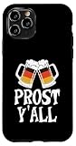 prost bandiera della birra tedesca oktoberfest squadra di bere custodia per iphone 11 pro