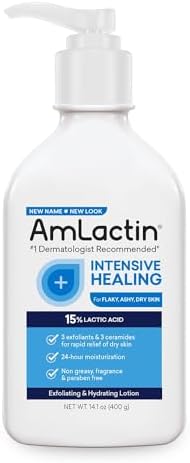 Amlactin Rapid Relief Restoring Lotion + Ceramides - 7.9 oz, Pack of 2
