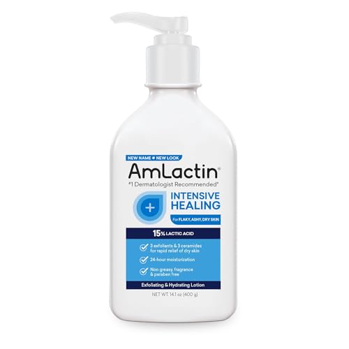 Amlactin Rapid Relief Restoring Lotion + Ceramides - 7.9 oz Pack of 2