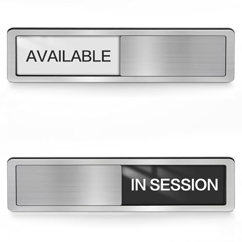 In Session Door Sign Magnetic Office Door Signs Available In Use Sign for Therapists Massage Conference Room Hospital Treatment Home Office School