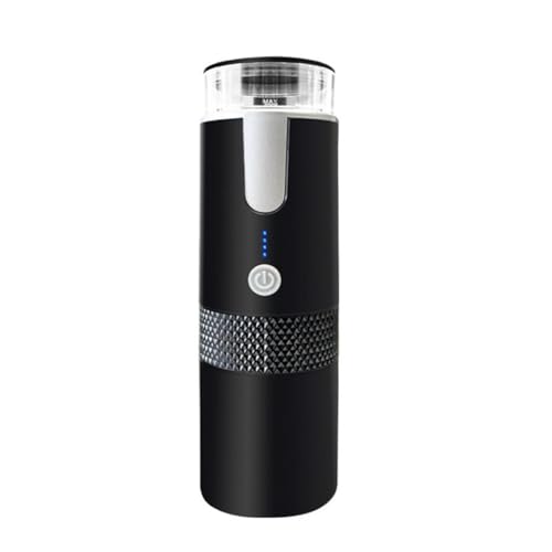 Prterver Cafetera EléCtrica InaláMbrica de 1200MAh, Recargable por USB, para Viajes al Aire Libre, Coche, Hogar, Cafetera PortáTil Totalmente AutomáTica
