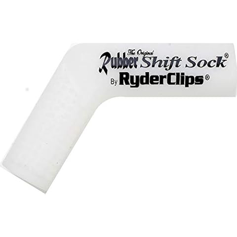 Ryder Clips Rubber Shift Sock White Cover