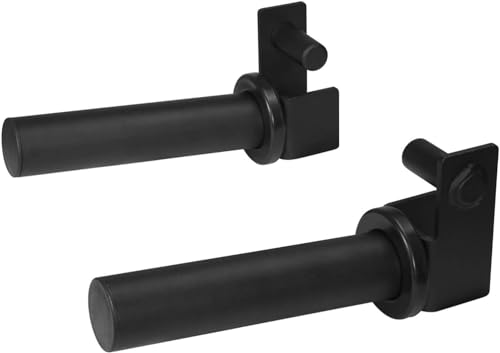 Yes4All 5NRP Soporte de Platos Olímpicos para Power Rack de 3x2 pulgadas   Para Platos Olímpicos de 2 pulgadas (5 cm)