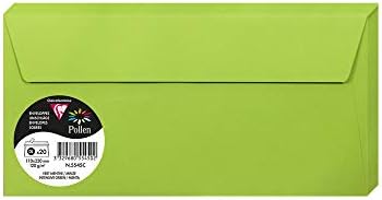 Clairefontaine - Ref 5586C - Pollen Adhesive Envelopes (Pack of 20) - C6 Sized, 120gsm Paper, Printer-Compatible, Acid Free, Adhesive Strip for Easy Seal - Intensive Red