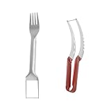 1 Stück Wassermelonenschneider Und 1 Stück Wassermeloneneinsatz, Tragbares Schneidwerkzeug, Multifunktions-Fruchtfleischteiler, Geeignet Für Die Obstverarbeitung.