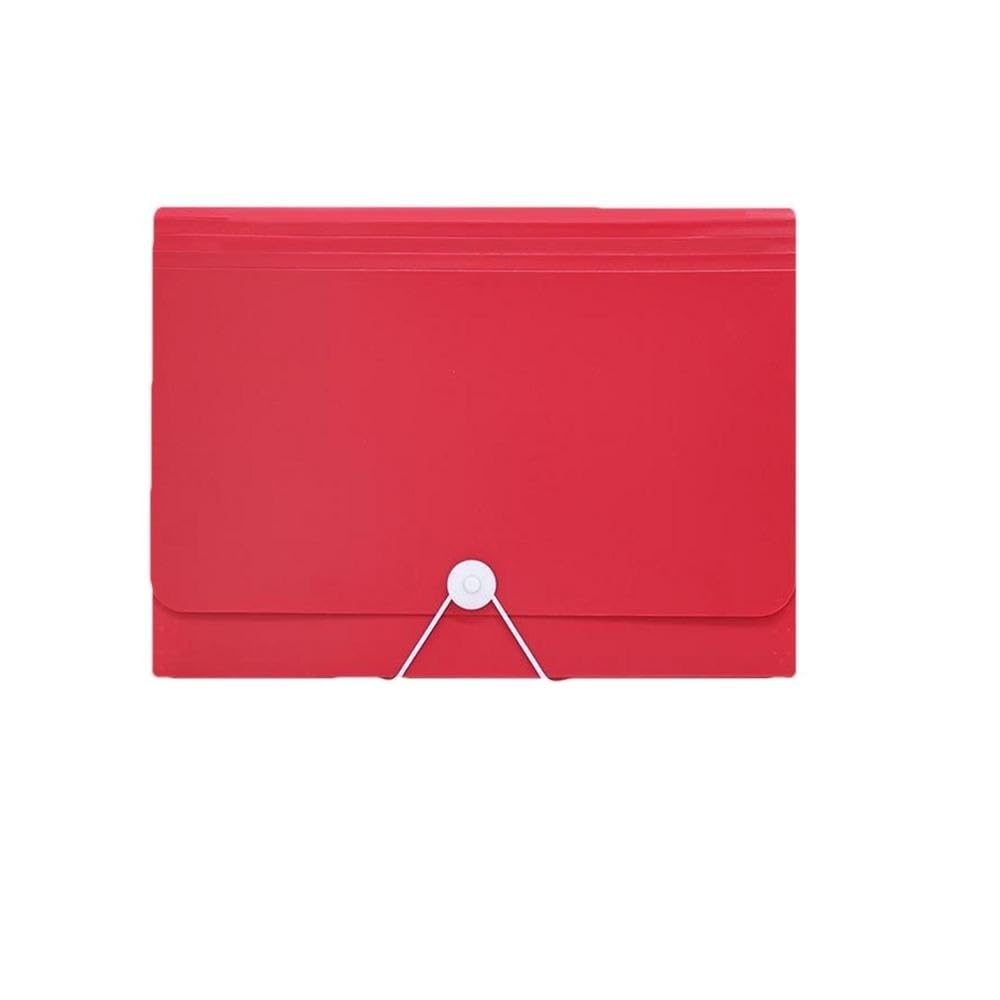 CFY652 Folder Important Document Folder Accordion File Organizer Expanding File Folder Accordion Folder Letter Size Paper Organizer Folder Filing Folder(Red)