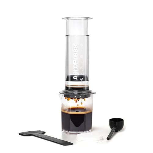 AeroPress Clear XL Coffee Press – 3 in 1 Brew Combines French Press, Pourover, Espresso, Full bodied smooth coffee without grit or bitterness, Portable Coffee Maker for Home, Office, Camping & Travel