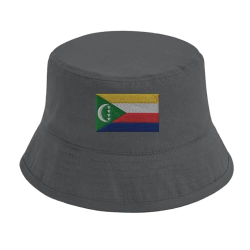 Bob Drapeau des Comores chapeau traditionnel en coton pour adulte