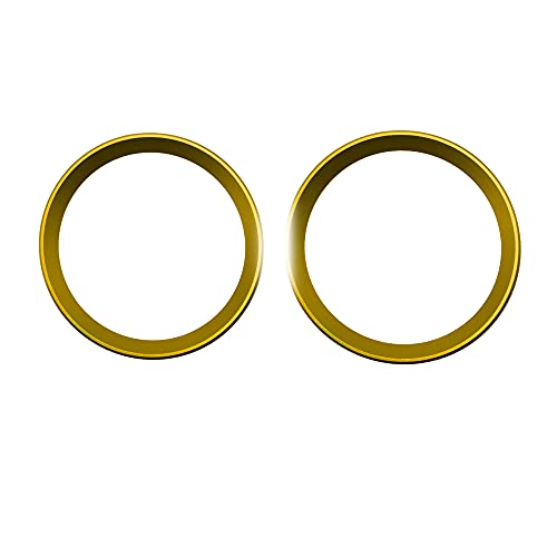 Image of SANRILY 2PC Decorative Ring 82mm Hood Emblem /74mm Trunk Emblem Badge Logo Rings Replacement fit for BMW X3 X5 X6 3 4 5 6 7 8 Series 325i 328i E46 E30 E36 E34 E38 E39 E60 E65 E90 (82+74 Gold)