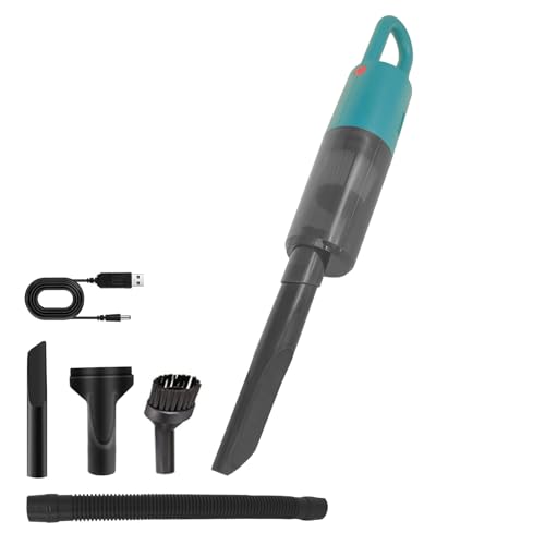 Image of Portable Handheld Vacuum Cleaner Cordless, 12000Pa Suction Lightweight Hand Held Hoover, 400ml Dust Cup, 25-30 Min Runtime, Rechargeable Mini Vacuum with Multi-Brush Heads for Home Car Pet Stairs Trav