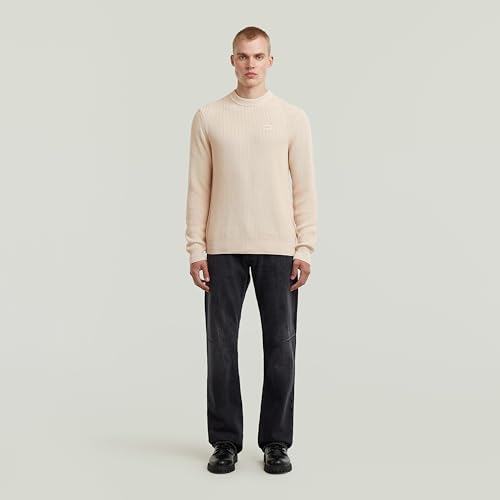 Pullover G-Star homme blanc taille S col rond vêtement mode
