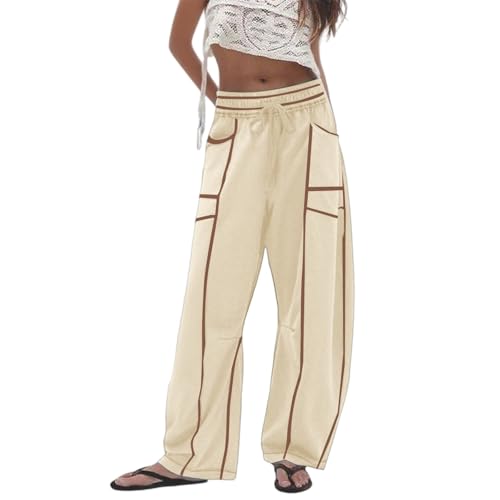 Pantalon décontracté femme confortable contre les ceintures trop serrées