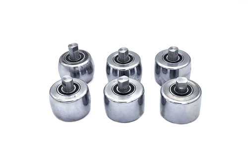 LOUDERLUN Lot de matrices d'enclume inférieure de 5,1 cm (largeur) x 7,6 cm (diamètre extérieur) pour roue anglaise F1.2X710, HF#68385, 95359, EW-28 |...