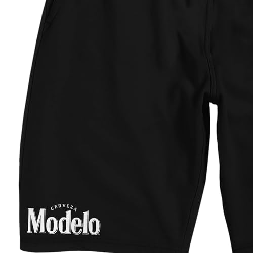 Bioworld Modelo Casa Modelo Masterfully Made Men's Black Sleep Pajama Shorts3