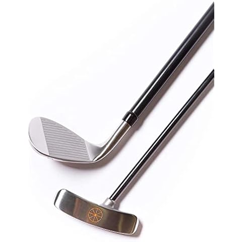 Orange Whip Golf Short Game Package, Includes Wedge and Putter - Made in USA - Right Handed Cover