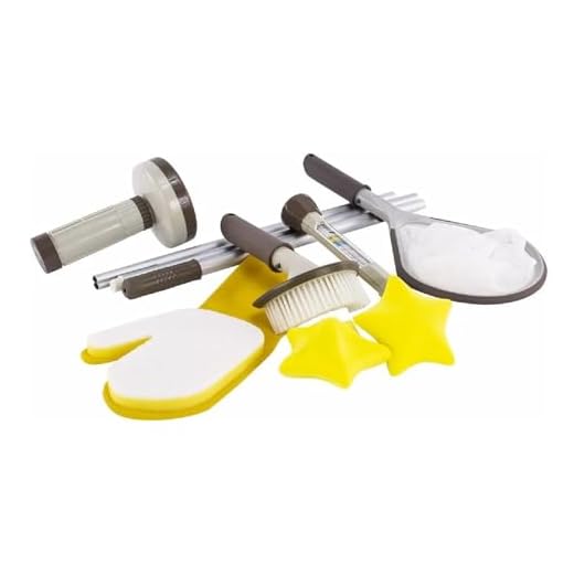 Kokido Pas D'Application Kit De Limpieza, Marrón/Blanco/Amarillo