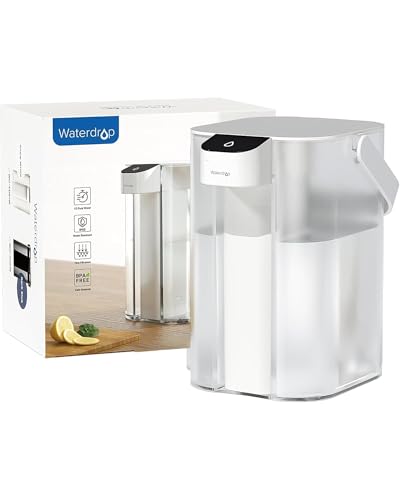 Waterdrop Electric Water Filter Pitcher, Reduce 99.6% of Lead and 45+ Impurities, 200-Gallon...