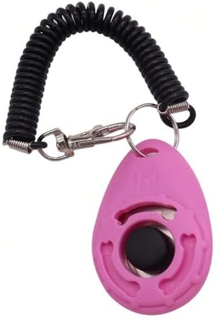 Clicker de treinamento de cães com alça de pulso – Clicker duráve...